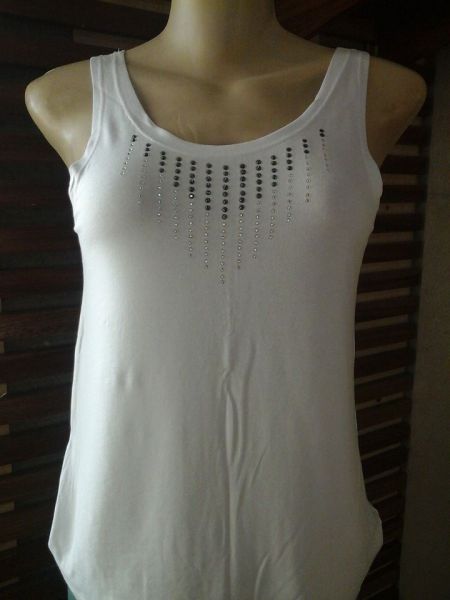 Regata em viscolycra e strass