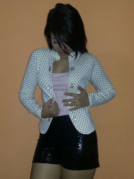 Cardigan com strass