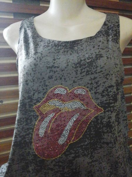 Bata Mullet em devorê e strass