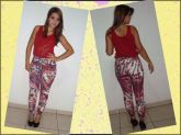 Calça legging várias estampas