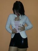 Cardigan com strass
